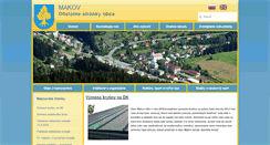 Desktop Screenshot of makov.sk